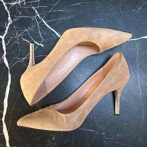 J.Crew Suede Neutral Heels